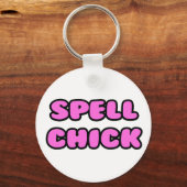 Spell Chick Pink Sleutelhanger (Voorkant)