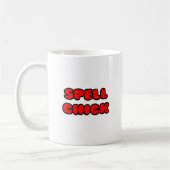 Spell Chick Red Koffiemok (Links)
