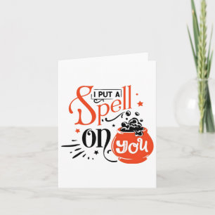 Spell I Put On You Halloween Spooky Seizoen Kaart