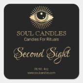 Spell Inention Candle Eye Labels (Voorkant)