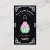 Spell Jar Black Witchcraft Visitekaartje (Voorkant)
