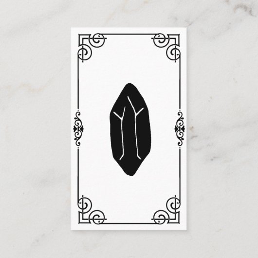 Spell Kit White Witte Witte Witte Witscambacht Visitekaartje (Achterkant)