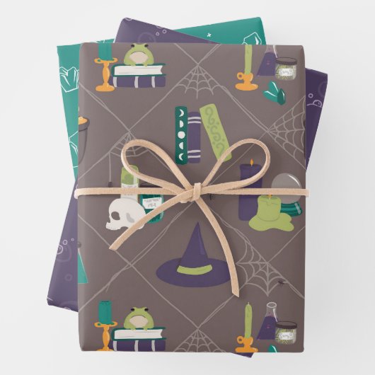 Spell levert Halloween Inpakpapier Vel (In situ)