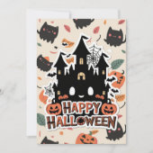 Spell Magisch Gelukkig Halloween Feestdagenkaart (Voorkant)