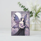 Spell of Night Fairy Briefkaart (Staand voorkant)