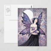 Spell of Night Fairy Briefkaart (Voorkant / Achterkant)