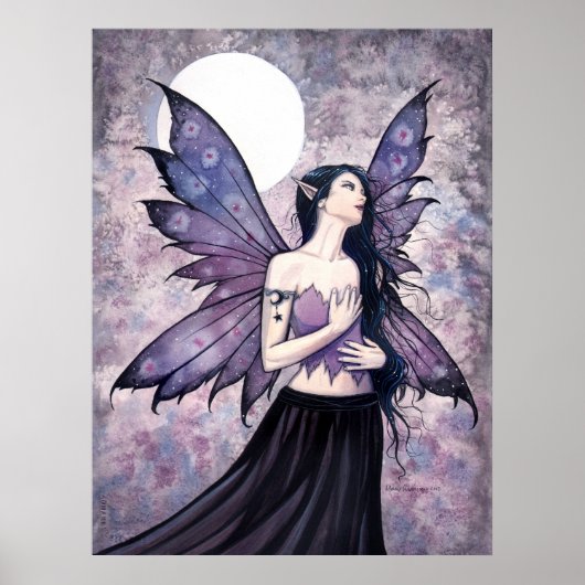 Spell of Night Fairy Poster door Molly Harrison (Voorkant)