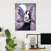 Spell of Night Fairy Poster door Molly Harrison (Thuiskantoor)