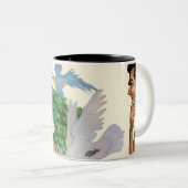 Spell of the Islands Tweekleurige Koffiemok (Voorkant rechts)