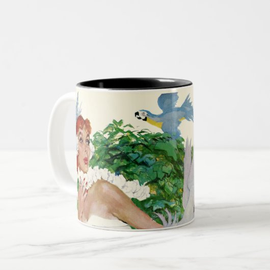 Spell of the Islands Tweekleurige Koffiemok (Voorkant links)