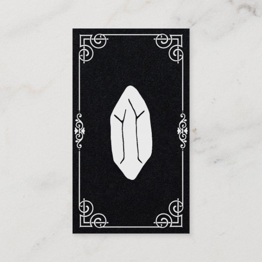 Spell Potion Black Witchcraft Visitekaartje (Achterkant)