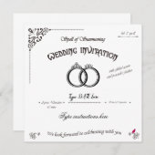 Spell van Summoning bruiloft gasten Kaart (Voorkant / Achterkant)