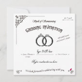 Spell van Summoning bruiloft gasten Kaart (Voorkant)