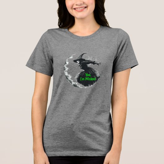 Spellbinding Design betoverend vet Halloween Tri-Blend Shirt (Voorkant)