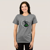 Spellbinding Design betoverend vet Halloween Tri-Blend Shirt (Voorkant volledig)