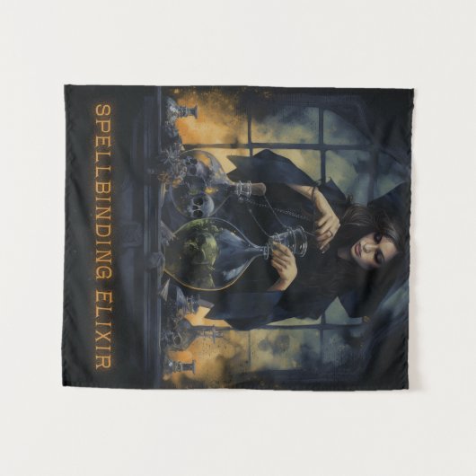 Spellbinding Elixir Witch Wandkleed (Voorkant (horizontaal))