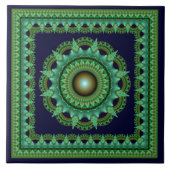 Spellbinding fractal star ornament tegeltje (Voorkant)