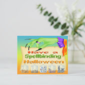 Spellbinding Halloween - Briefkaart met heks (Staand voorkant)