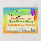 Spellbinding Halloween - Briefkaart met heks (Voorkant)