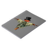 Spellbindingsreflecties: B&W Halloween Spiraal Notitieboek (Linkerzijde)