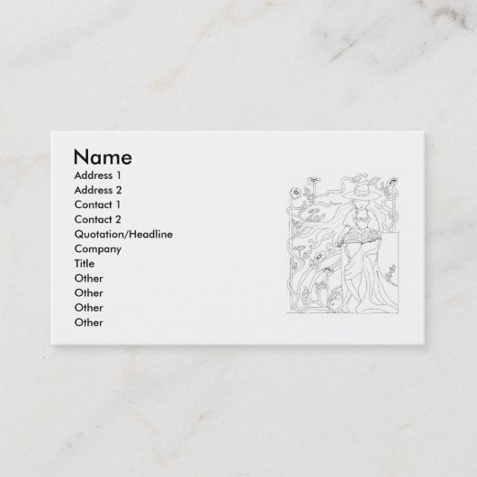 Spellbook Visitekaartje (Voorkant)