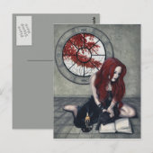 Spellbook Witch Postcard Briefkaart (Voorkant / Achterkant)