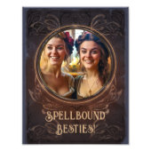 Spellbound besties - Witchy middeleeuwse herinneri Foto Afdruk (Voorkant)