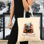Spellbound door boeken Halloween Library Reader Tote Bag