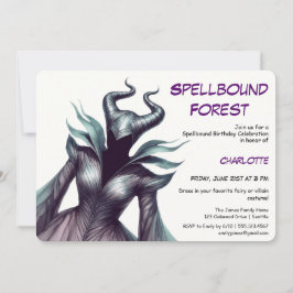 Spellbound Forest – Dark Fairy Birthday Party  Kaart