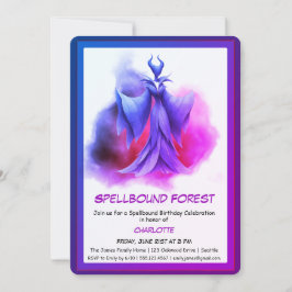 Spellbound Forest – Dark Fairy Birthday Party  Kaart