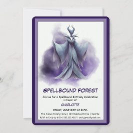 Spellbound Forest – Dark Fairy Birthday Party  Kaart