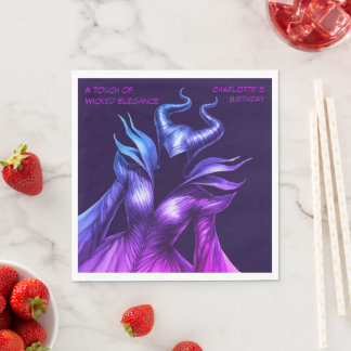 Spellbound Forest – Dark Fairy Birthday Party Servet