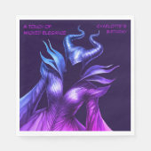 Spellbound Forest – Dark Fairy Birthday Party  Servet (Voorkant)