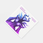 Spellbound Forest – Dark Fairy Birthday Party Servet (Hoek)