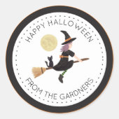 Spellbound Halloween Ronde Sticker (Voorkant)