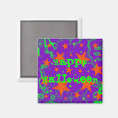Spellbound 'Happy Halloween'-koelkast magneet (Voorkant / Achterkant)