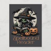 Spellbound Reader Witch Briefkaart (Voorkant)