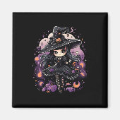 Spellbound Spirits Halloween Heksenkunst Magneet (Voorkant)