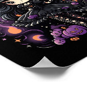 Spellbound Spirits Halloween Heksenkunst Poster (Hoek)