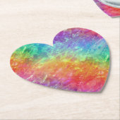 Spellcaster - Levendige kristallen regenboog : Kartonnen Onderzetters (Gekanteld)