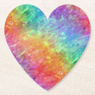 Spellcaster - Levendige kristallen regenboog : Kartonnen Onderzetters