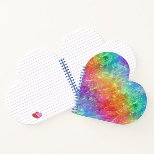 Spellcaster - Levendige kristallen regenboog : Notitieboek (Binnen)