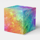 Spellcaster - levendige regenboog prisma ombre: bedankdoosjes (Achterkant)