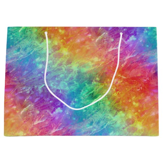 Spellcaster - levendige regenboog prisma ombre: groot cadeauzakje (Voorkant)