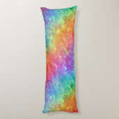 Spellcaster - levendige regenboog prisma ombre: lichaamskussen (Achterkant (Verticaal))