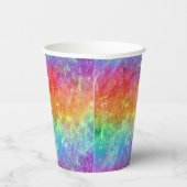 Spellcaster - levendige regenboog prisma ombre: papieren bekers (Rechts)