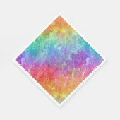 Spellcaster - levendige regenboog prisma ombre: servet (Hoek)