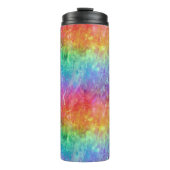 Spellcaster - levendige regenboog prisma ombre: thermosbeker (Voorkant)
