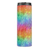 Spellcaster - levendige regenboog prisma ombre: thermosbeker (Achterkant)
