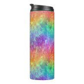 Spellcaster - levendige regenboog prisma ombre: thermosbeker (Geroteerd rechts)